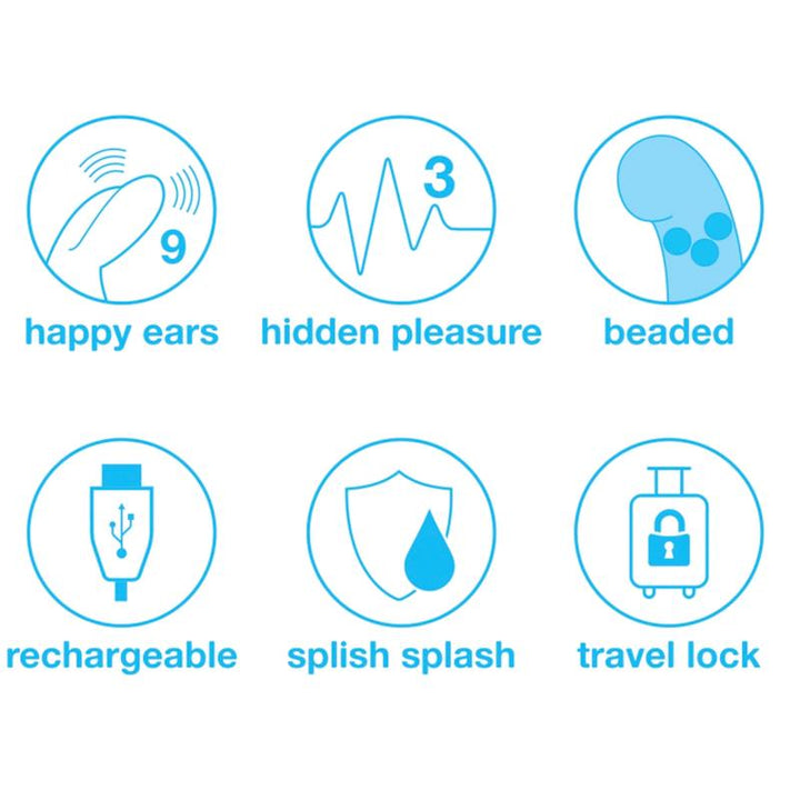 Vibe Rotator Beaded G Spot Purple