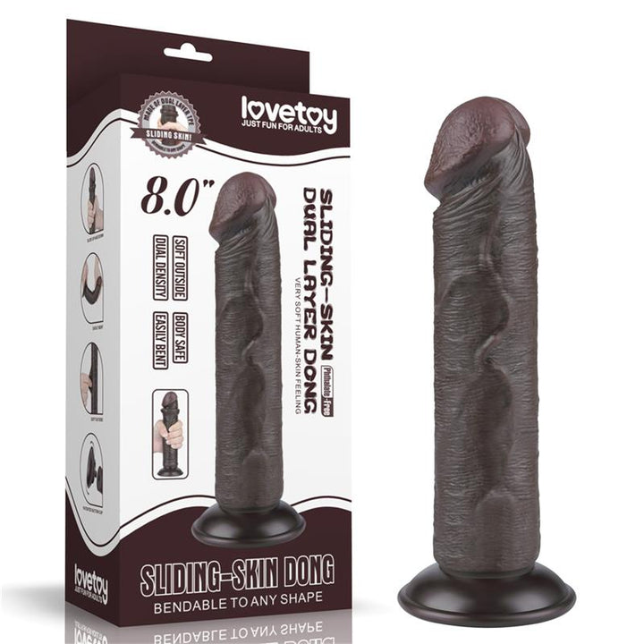 Sliding Skin Dual Layer Dildo 8