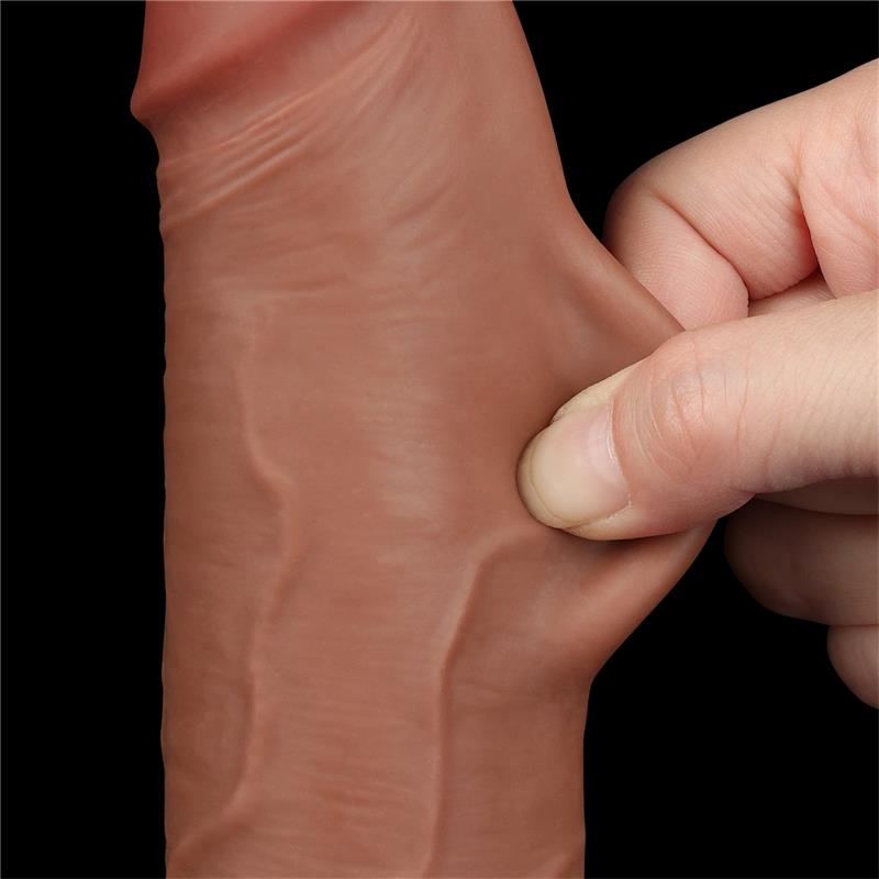 Dildo Sliding Skin 85 Brown