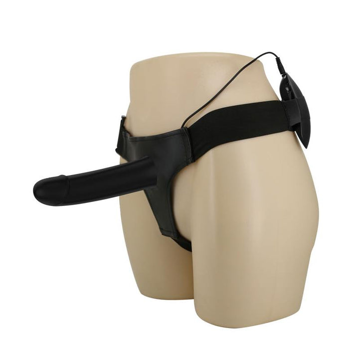 Vibrating Strap On with Hollow Dildo Vito