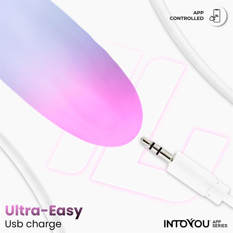 Vibrating Egg Double Layer Silicone with APP Pink Blue