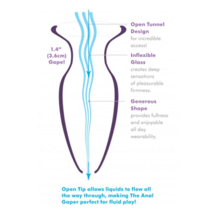 Butt Plug Mega Anal Gaper Clear