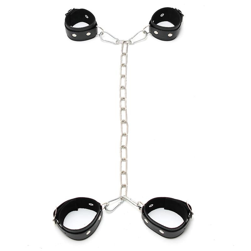 Cuffs with Metal Chain Adjustable