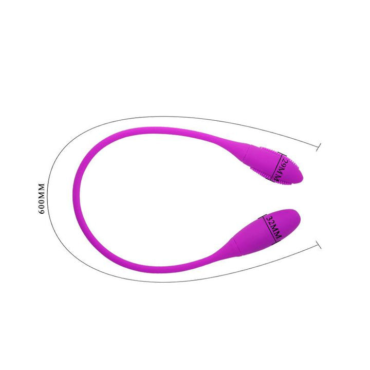Pretty Love Vibrating Eggs Snaky Vibe Purple