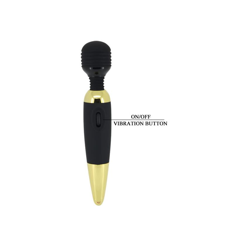 Pretty Love Massager Power Wand Black and Gold