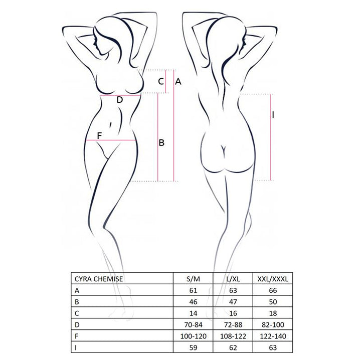 CYRA Chemise Red Black