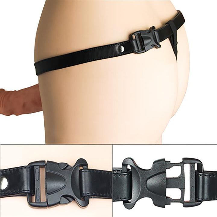 Unisex Hollow Strap On Vibrating