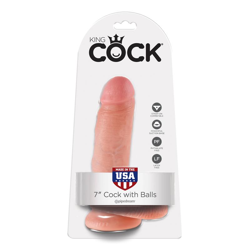 King Cock Cock with Balls 7 Flesh