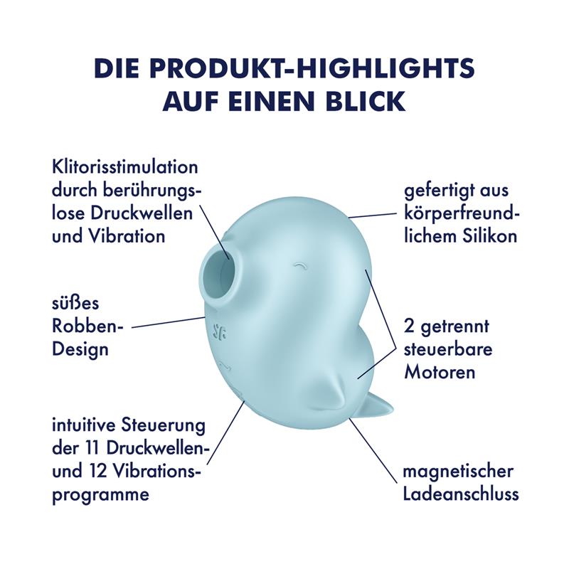 Sassy Seal Clit sucker with Vibration