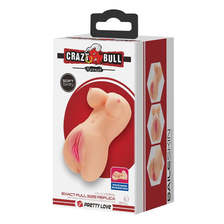 Hannah Realistic Masturbator Vagina and Anus