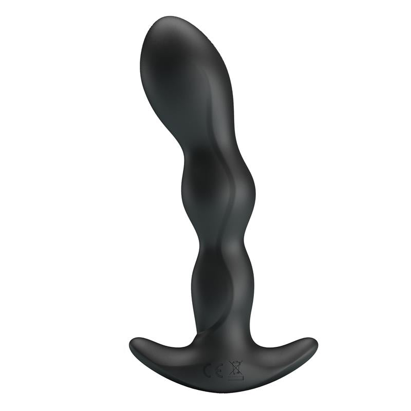 Yale Butt Plug with Vibration Black