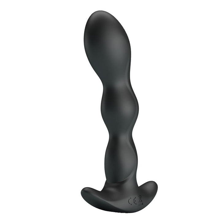 Yale Butt Plug with Vibration Black