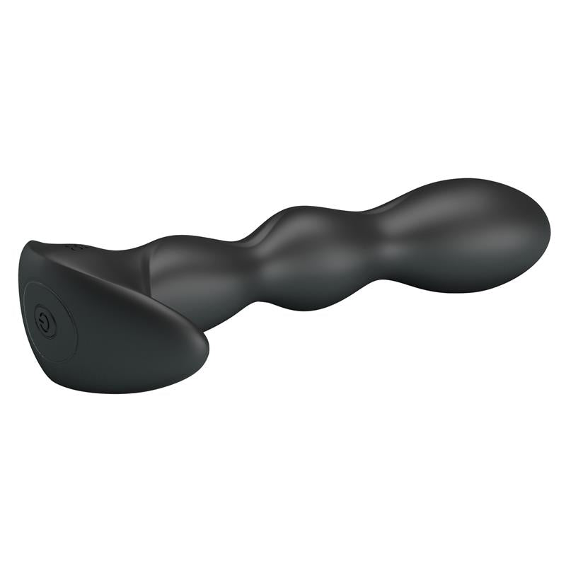 Yale Butt Plug with Vibration Black