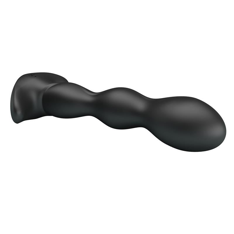 Yale Butt Plug with Vibration Black