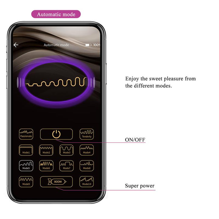 Liam G Spot Vibrator Silicone with App Purple