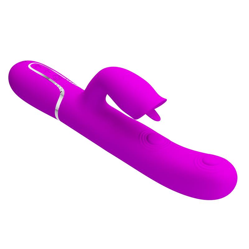 Gigi Vibrator Licking and Thumping Fuchsia