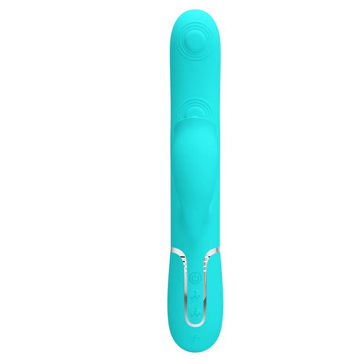 Gigi Vibrator Licking and Thumping Turquoise