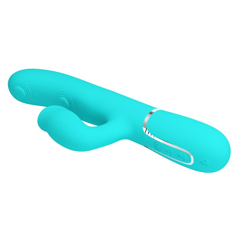 Gigi Vibrator Licking and Thumping Turquoise
