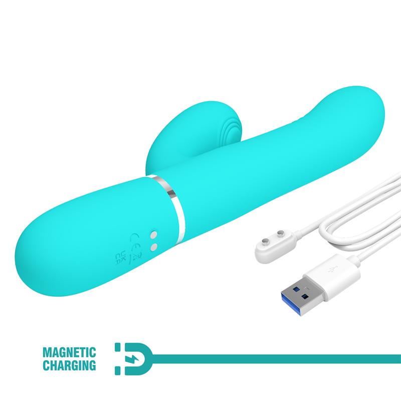 Mariana Vibrator 4 in 1 Silicone Turquoise