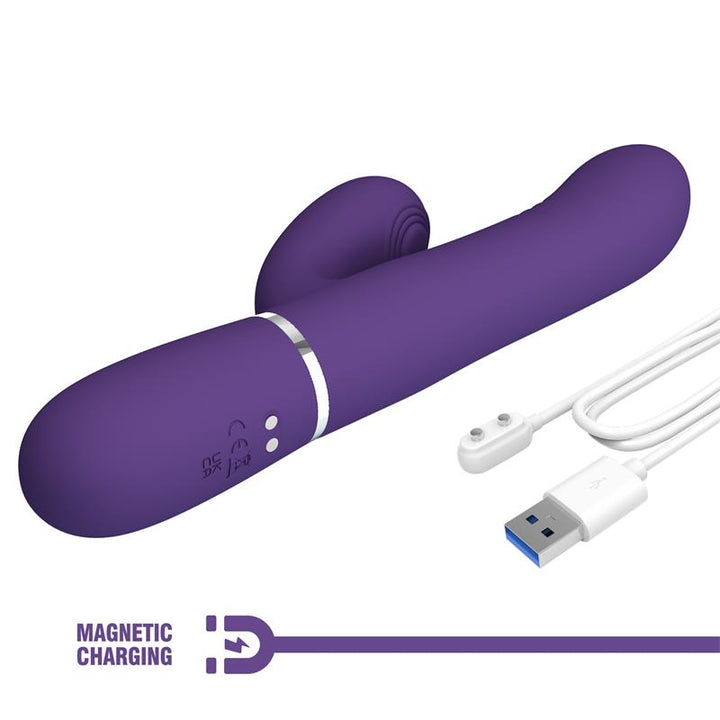 Mariana Vibrator 4 in 1 Silicone Purple