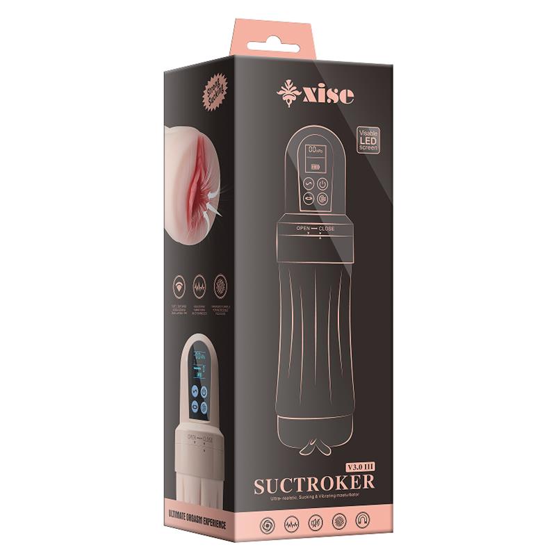 Suctroker V30 III Sucking Effect and Vibrating Masturbator