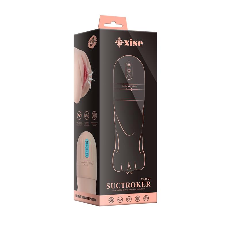 Suctroker V20 VI Sucking Effect and Vibrating Masturbator