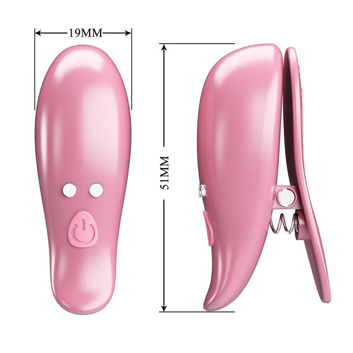 Cailey Nipple Clamps with Vibration and Remote