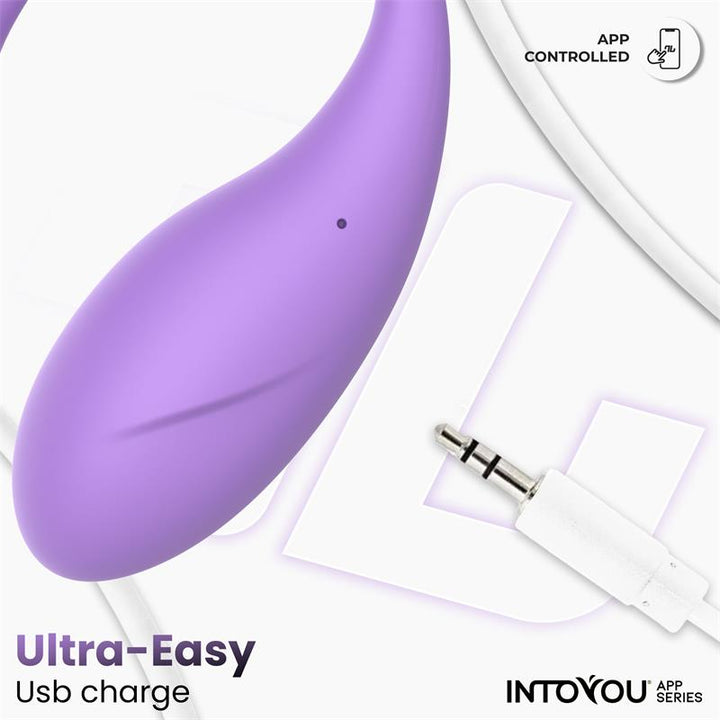 Bulby Egg Vibrator with App Lavander