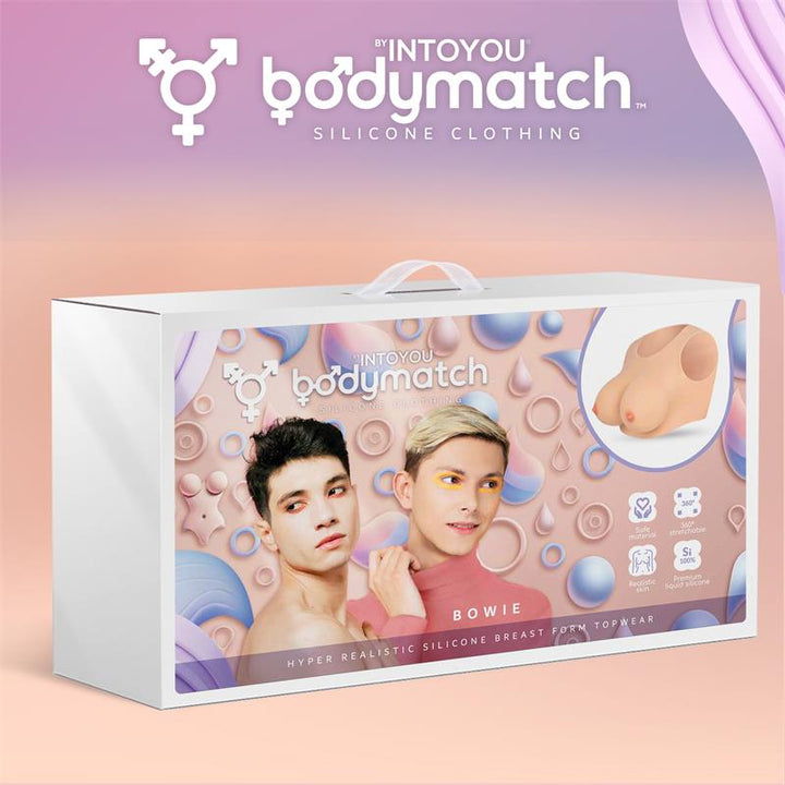 Bowie Realistic Breast Form D Cup Liquid Silicone