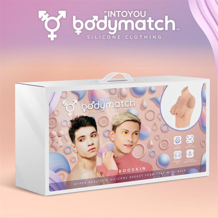 Booskin Realistic Breast Form E Cup Liquid Silicone
