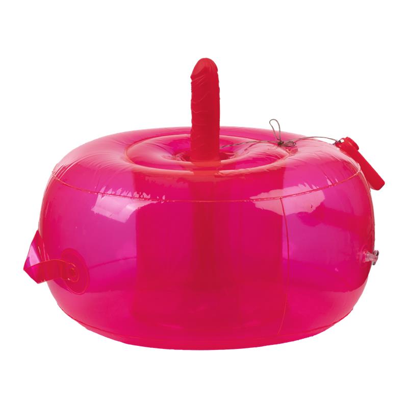 Inflatable Cushion with Vibrating Dildo and Rmote Ding Dong