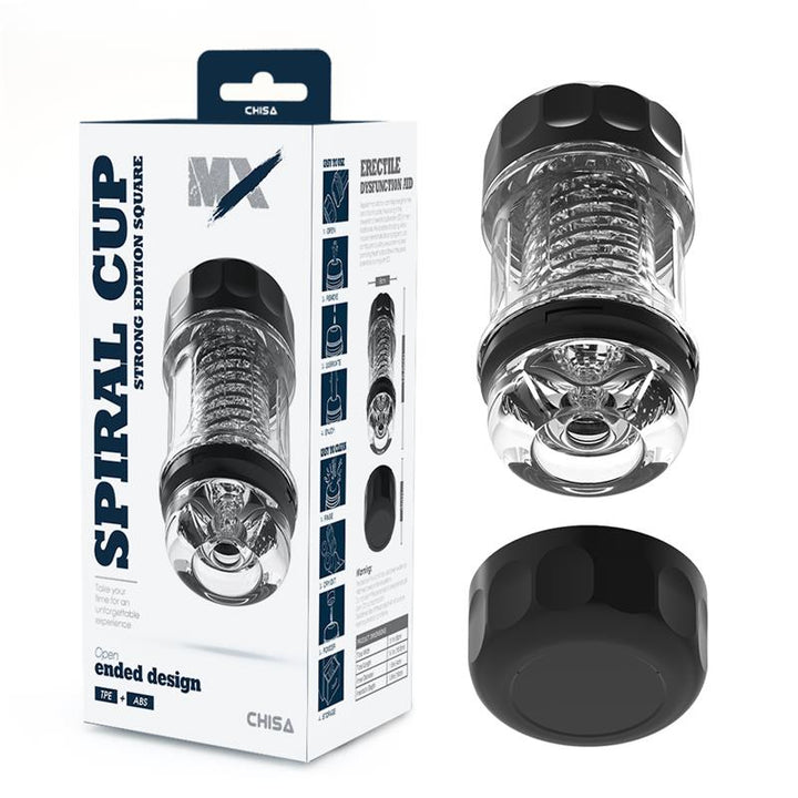 Spiral Cup Strong Edition Square Male Masturbator