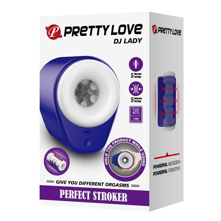 Dj Lady Men Masturbator with Vibration