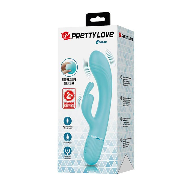 Scocco Rabbit Vibrator Turquoise