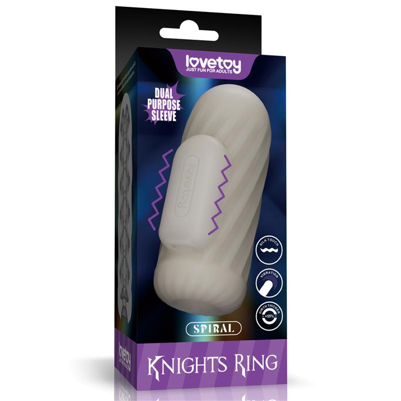 Knights Ring Vibrating Dual Purpose Sleeve