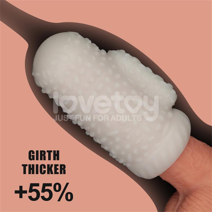 Knights Ring Vibrating Dual Purpose Sleeve Drip