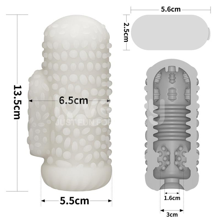 Knights Ring Vibrating Dual Purpose Sleeve Drip