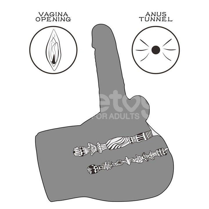 Streetgirls 17 Masturbator with Bendable Dildo