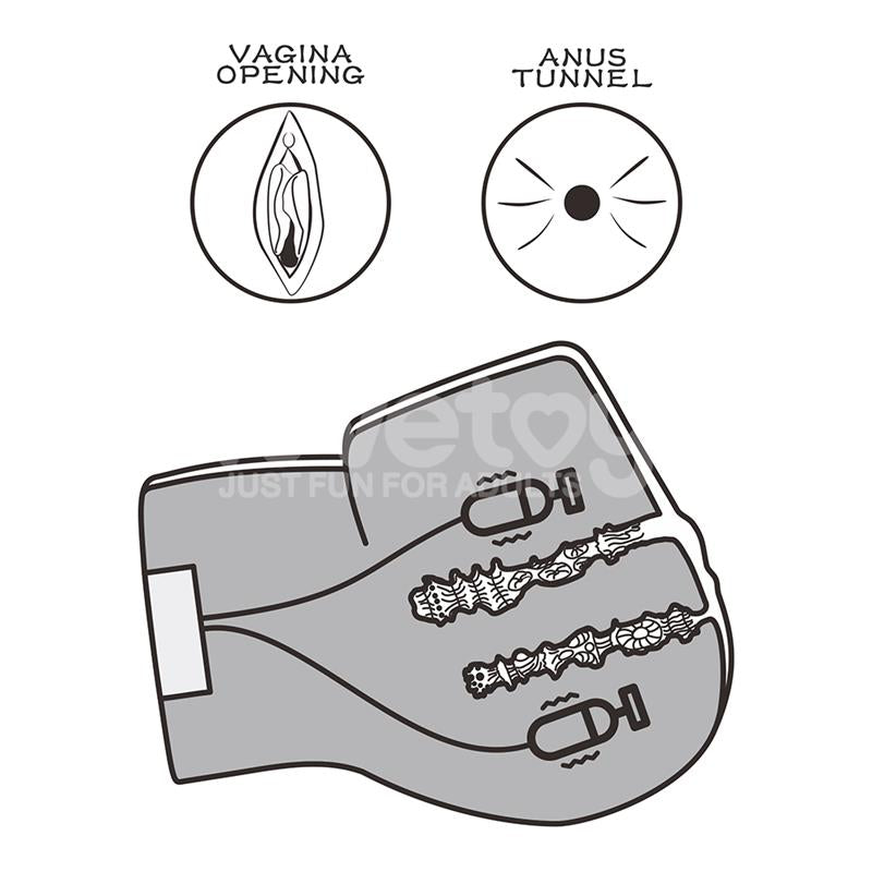 Streetgirls Masturbator with Dual Motor Sensation Pulse