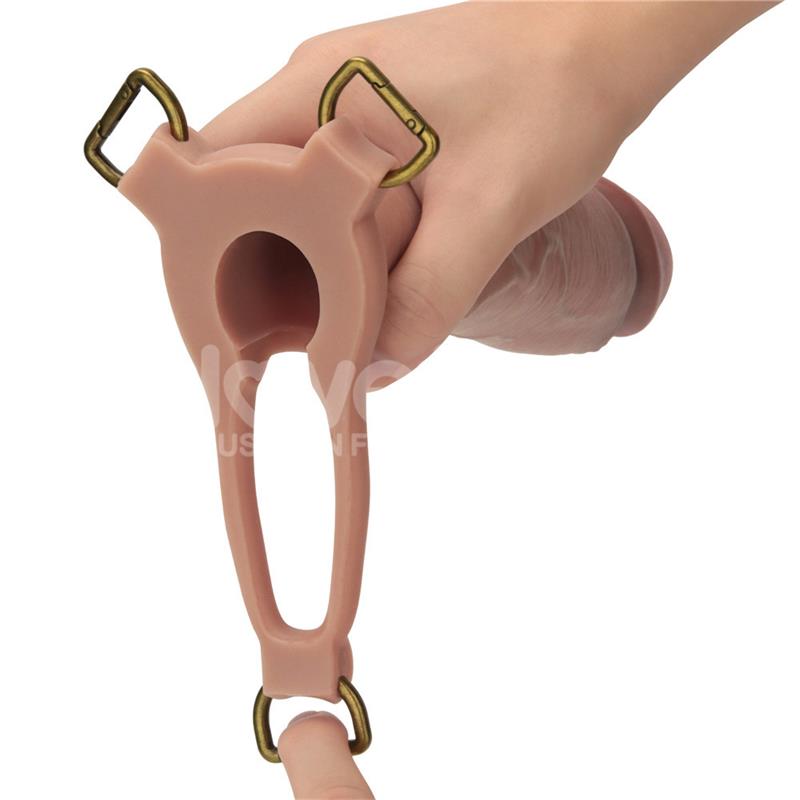 Ingen Adjustabe Strap On with Hollow Dildo 9 Enhanced Set XS S M