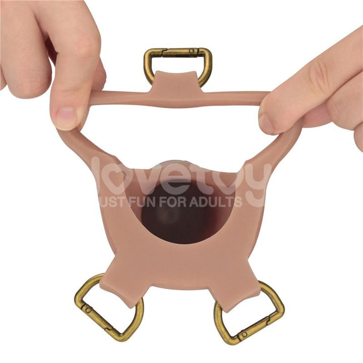 Ingen Adjustabe Strap On with Hollow Dildo 9 Enhanced Set XS S M