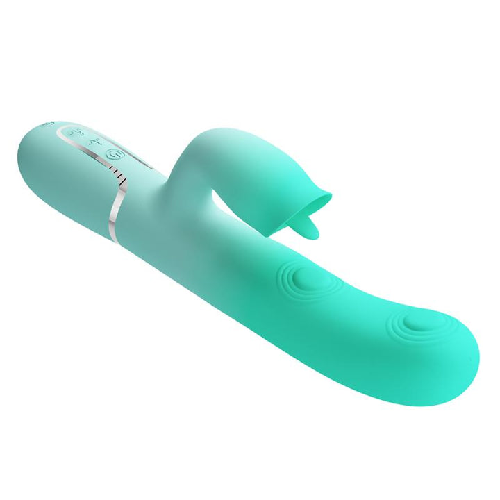 Gigi Rabbit Vibrator Thumping and Licking
