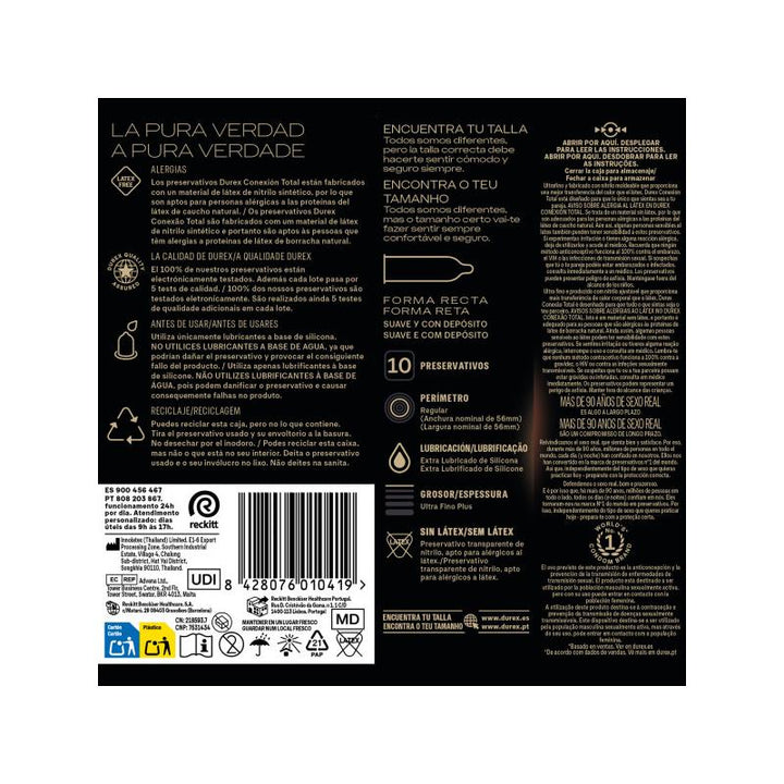 Total Connection Condoms 10 Units