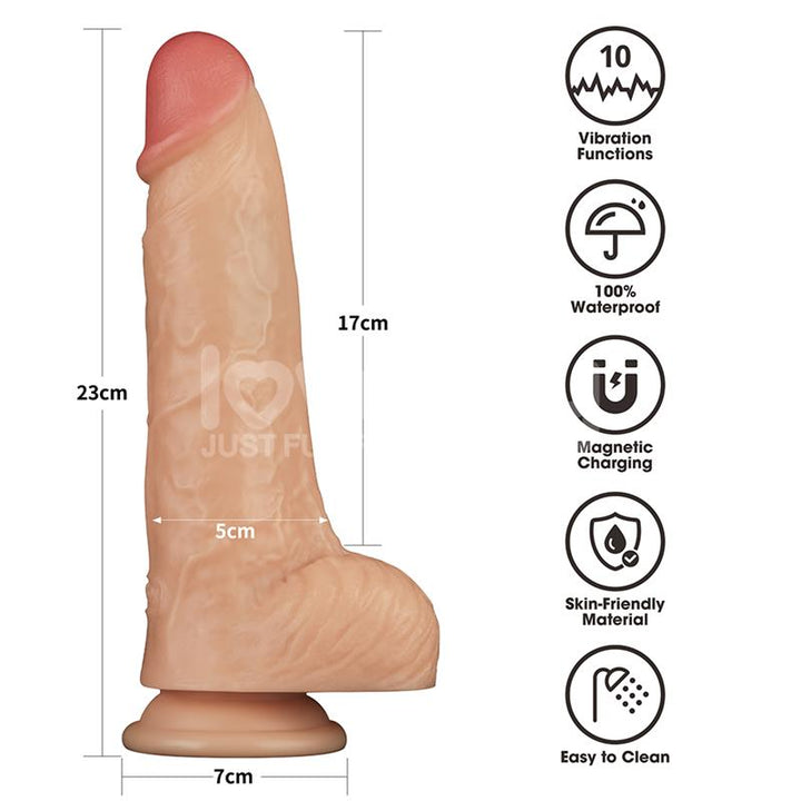 Power Basics Dildo with Vibration 9