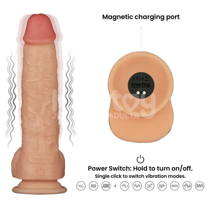 Power Basics Dildo with Vibration 95