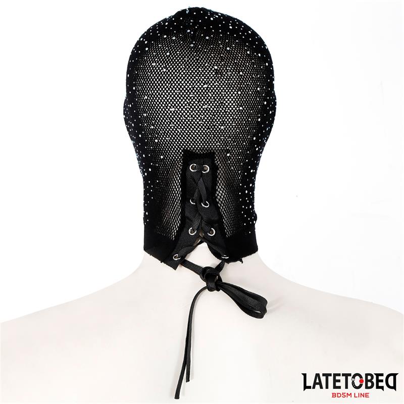 Lace Hood with Shiny Diamonds