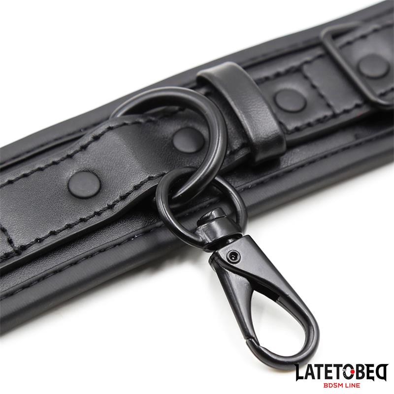 Handcuffs Adjustable Neoprene Black