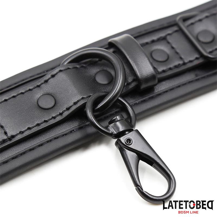 Handcuffs Adjustable Neoprene Black