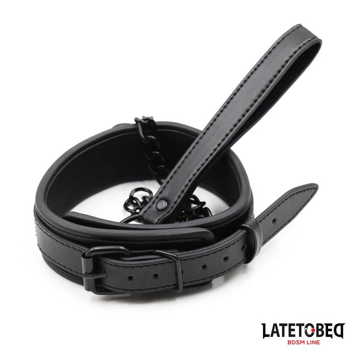 Neoprene Bondage Collar and Leash
