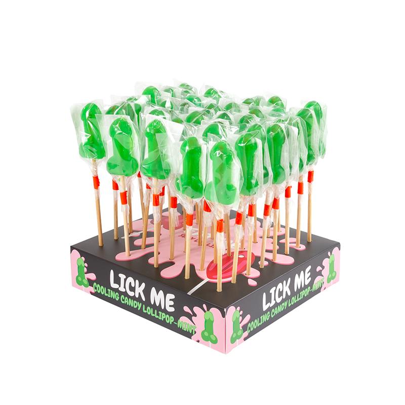 Display Mint Lollipops Cooling Effect 40 Pcs